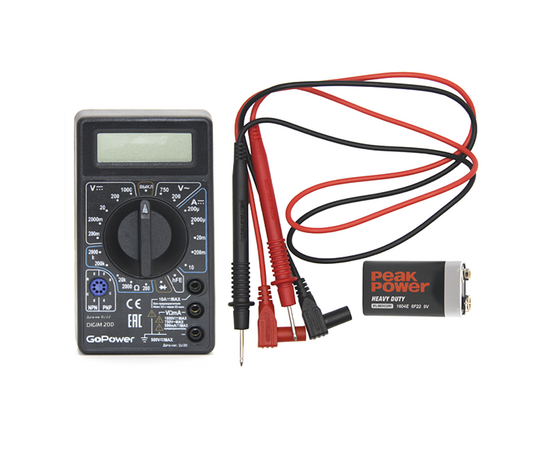  Мультиметр GoPower DigiM 200 (1/100) 
