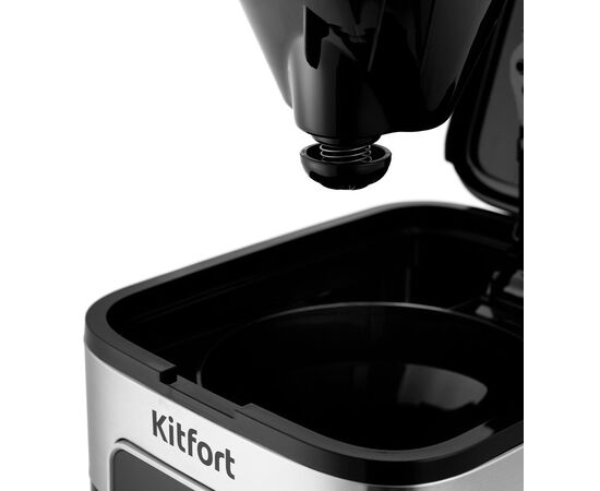  Кофеварка капельная Kitfort KT-752 черный/нерж 
