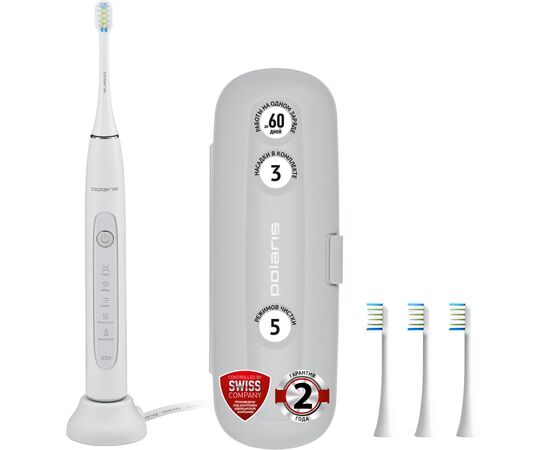  Зубная щетка электрическая Polaris PETB 0503 TC белый 