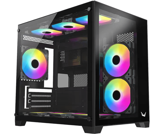  Корпус Formula Crystal Z5 черный без БП mATX 1x120mm 2xUSB2.0 1xUSB3.0 