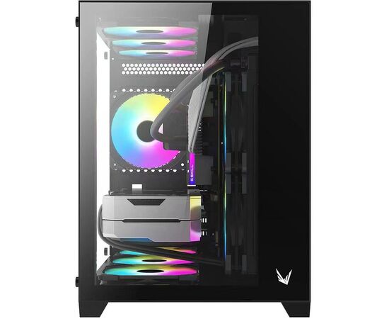  Корпус Formula Crystal Z5 черный без БП mATX 1x120mm 2xUSB2.0 1xUSB3.0 