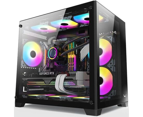  Корпус Formula Crystal Z5 черный без БП mATX 1x120mm 2xUSB2.0 1xUSB3.0 