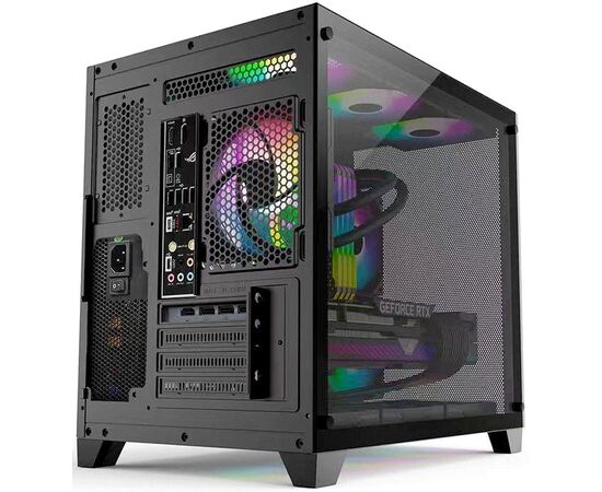  Корпус Formula Crystal Z5 черный без БП mATX 1x120mm 2xUSB2.0 1xUSB3.0 