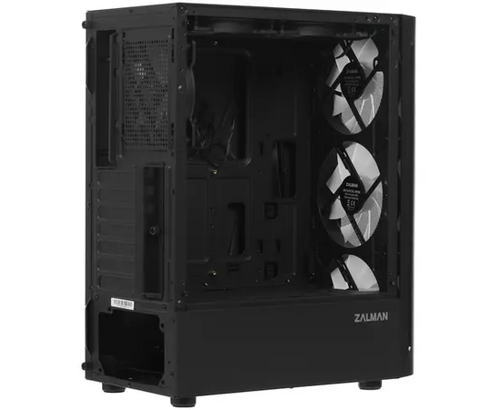  Корпус ZALMAN N4 Rev.1, ATX, Black, 2xUSB2.0, 1xUSB3.0, Front 3x140mm RGB, Rear 1x120mm RGB, TOP 2x120mm RGB 
