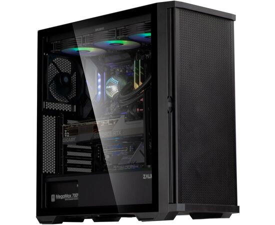  Корпус ZALMAN Z10 (ATX, black, window, 2xUSB3.0, 1xUSB 3.1 Type-C, 3x140mm, 1x120mm) 