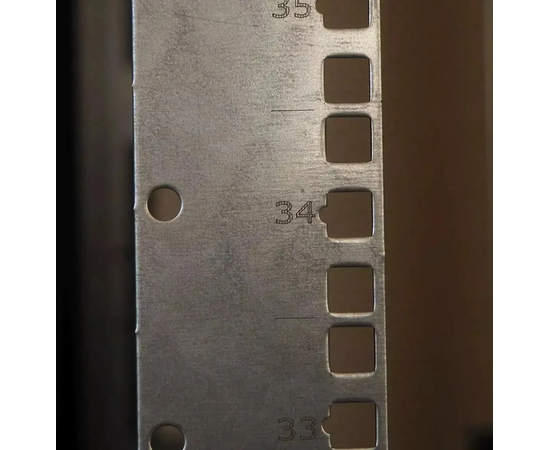  Шкаф серверный ЦМО (ШТК-М-42.8.12-48АА-9005) напольный 42U 800x1200мм пер.дв.перфор. задн.дв.перфор.2-хст. направл.под закл.гайки 1200кг черный 1055мм 