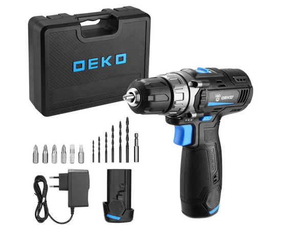  Дрель-шуруповерт Deko DKCD12V Pro (083-1007) с аккум. и зу 