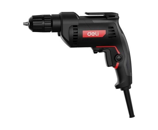  Дрель-шуруповерт Deli DE-DZ10-1E (500Вт, 10мм, 3300об/мин, картон) 