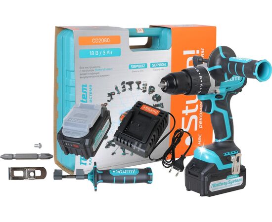  Шуруповерт Sturm! CD2080 без АКБ и ЗУ 