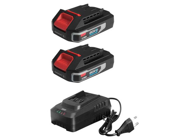  Дрель-шуруповерт Deli DE-DZ20-1D2 (2 АКБ*2Ач+ЗУ, 20В, 10мм, 50Нм, сумка) 