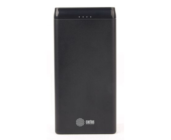  Аккумулятор внешний резервный Cactus CS-PBFSFT-10000 Li-Pol 10000mAh 2.1A+2.1A, 2xUSB (черный) 