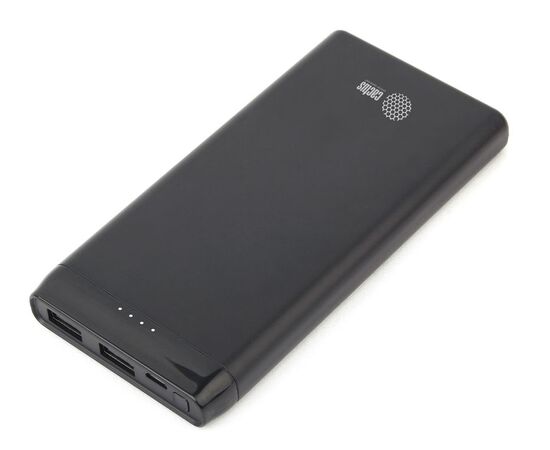  Аккумулятор внешний резервный Cactus CS-PBFSFT-10000 Li-Pol 10000mAh 2.1A+2.1A, 2xUSB (черный) 
