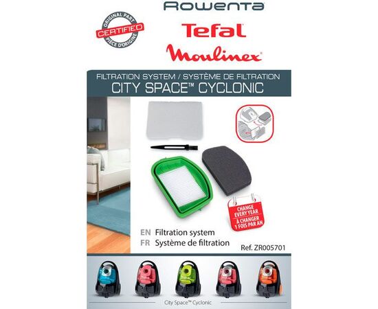  НЕРА-фильтр Tefal ZR005701 (6пылесбор.) 