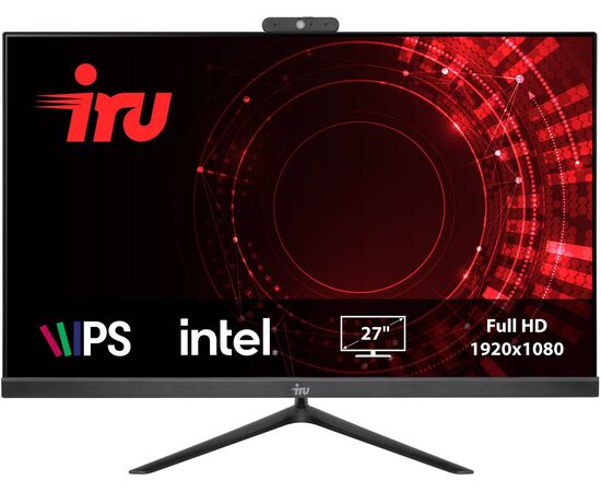  Моноблок IRU Office 27IH5P (1865964) 27" Full HD i5 11400 (2.6) 8Gb SSD512Gb UHDG 730 Free DOS 120W черный 