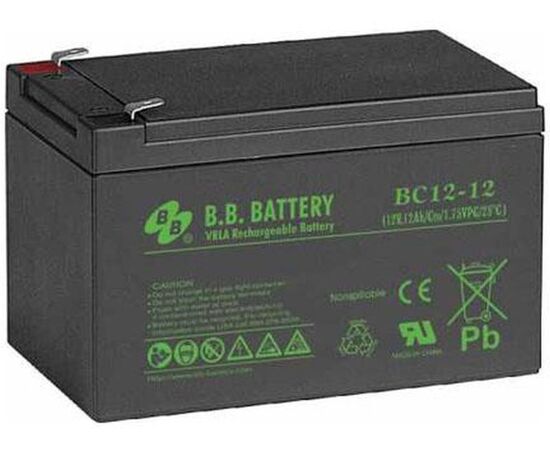  Аккумулятор B.B. Battery BC 12-12  12V 12Ah 