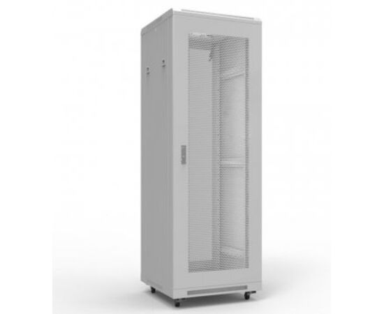  Шкаф коммутационный Rexant 04-3266-211 напольный 32U 600x600мм пер.дв.стекл металл 2 бок.пан. направл.под винты 800кг серый 67кг 230град. 1609мм IP2 