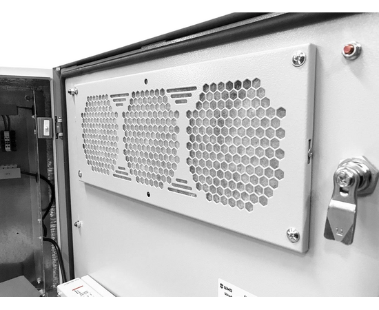  Шкаф коммутационный ЦМО ШТВ-Н-9.6.3-4ААА-Т1 настенный 9U 620x330мм пер.дв.вентил. задн.дв.стал.лист несъемн.бок.пан. 150кг серый 120град. 500мм IP55 