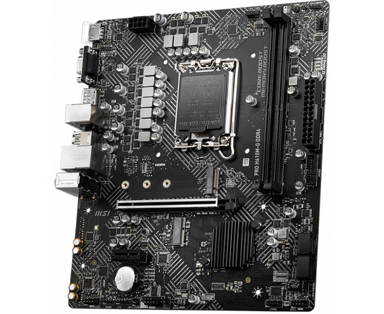  MB s1700 MSI PRO H610M-G DDR4 Intel H610 2xDDR4 mATX AC`97 8ch(7.1) GbLAN+VGA+HDMI+DP 