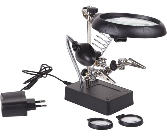  Держатель REXANT (12-0250) "Третья рука" (ZD-126-3) 