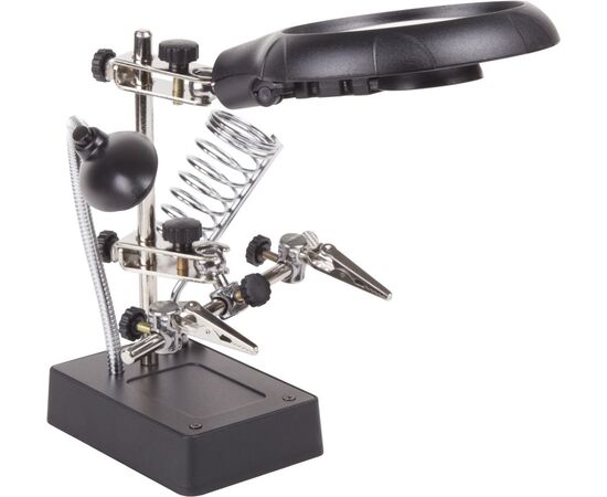  Держатель REXANT (12-0250) "Третья рука" (ZD-126-3) 