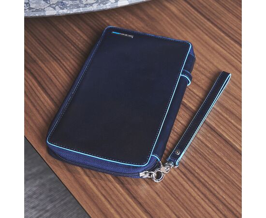  Мультипортмоне Piquadro Blue Square PP3246B2/BLU2 синий натур.кожа 