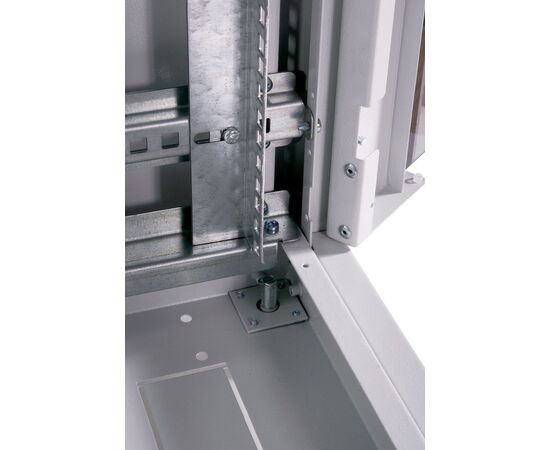  Шкаф коммутационный ЦМО ШТК-Э-24.6.10-13АА напольный 24U 600x1000мм пер.дв.стекл металл серый 