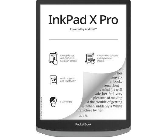  Электронная книга PocketBook Inc Pad X Pro (PB1040D-M-WW) Mist Grey 
