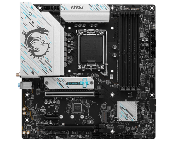  Материнская плата / B760M GAMING PLUS WIFI DDR4 / B760M GAMING PLUS WIFI DDR4. Гарантийный срок устанавливается производителем 
