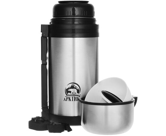  Термос Арктика 201-1200 (201-1200/SIL) 1.2л. серебристый/черный 