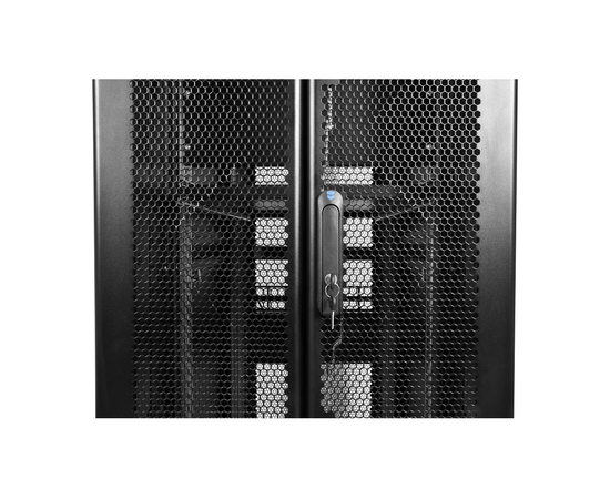  Шкаф серверный ЦМО (ШТК-СП-42.6.10-44АА-9005) напольный 42U 600x990мм пер.дв.перфор. задн.дв.перфор. 2 бок.пан. направл.под закл.гайки 1350кг черный 6 