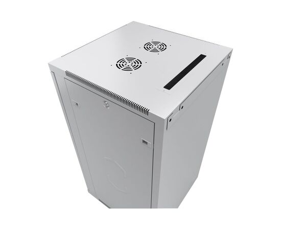  Шкаф коммутационный CABEUS SH-05F-6U60/45 настенный, стеклянная передняя дверь, 6U, 600x368x450 мм 