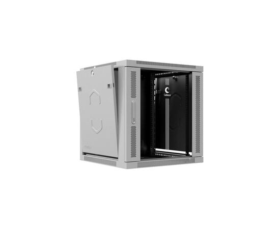  Шкаф коммутационный CABEUS SH-05F-6U60/45 настенный, стеклянная передняя дверь, 6U, 600x368x450 мм 
