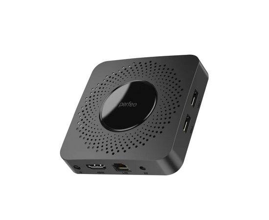  Приставка Perfeo SMART TV BOX  "VISION 2/8", Allwinner H618, Android 12, 2Gb/8Gb, Пульт Bluetooth, (Арт. PF_A4559-C) 