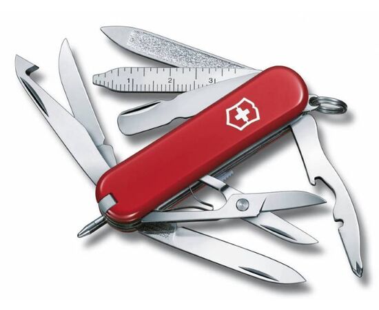  Нож перочинный Victorinox MiniChamp (0.6385) 58мм 17функций красный 