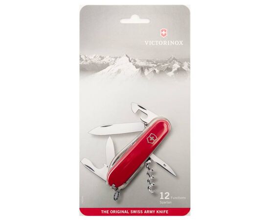  Нож перочинный Victorinox Spartan (1.3603.B1) 91мм 12функций красный блистер 