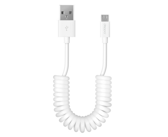  Дата-кабель USB - micro USB, витой 1, DEPPA, 72122 