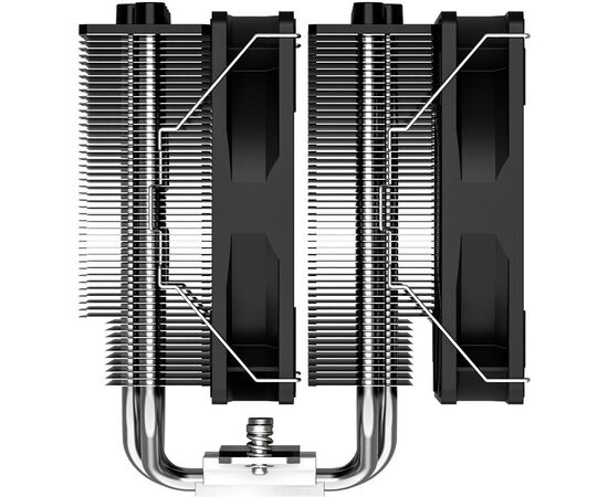  Кулер ID-Cooling SE-206 XT 250W/ PWM/ all Intel/AMD/ 2 fans/ Screws 