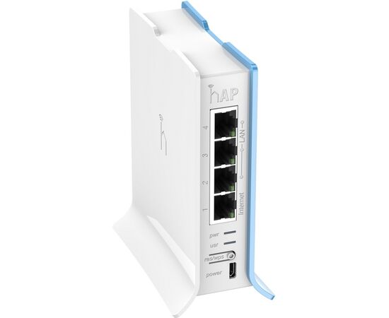  MikroTik RouterBOARD RB941-2nD-TC (hAP Lite), Wi-Fi Роутер, 2.4GHz, 802.11b/g/n, MIMO 2x2, 4xLAN 