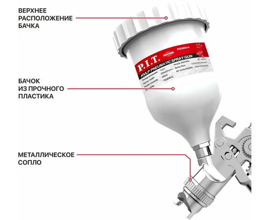  Краскопульт P.I.T. PSG600-A 