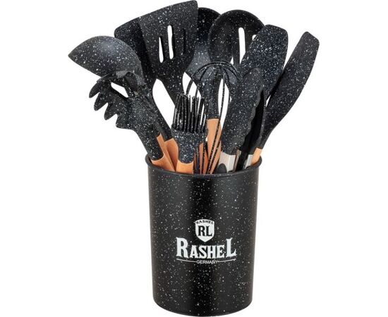  Набор кухонный Rashel R-16012 Черный мрамор 