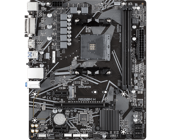  Материнская плата GIGABYTE A520M H 