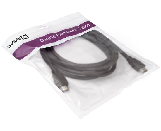  Кабель ExeGate HDMI EX-CC-HDMI2-3.0 (19M/19M, v2.0, 3м, 4K UHD, Ethernet, позолоченные контакты) 